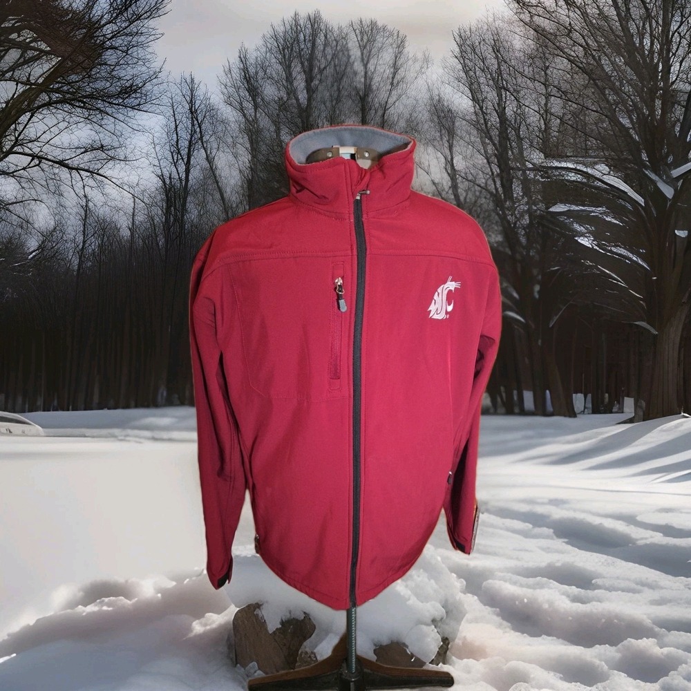 Washington State Cougars Stitched Logo Campus‎ Soft Shell Jacket (Men's XL)